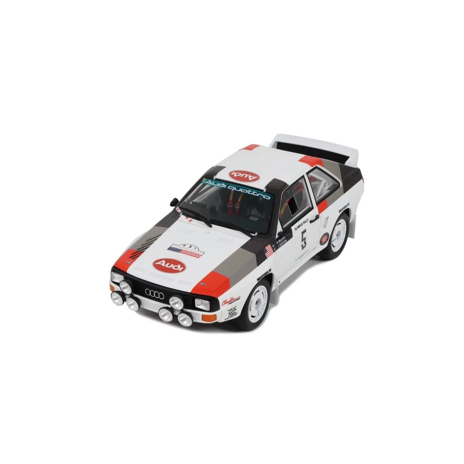 Audi Sport Quattro Olympus Rally 1986 J. Buffum - N. Wilson 1:18 - 89405