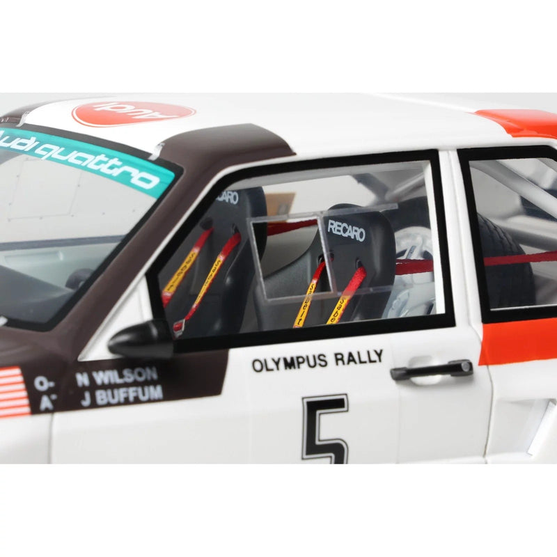 Audi Sport Quattro Olympus Rally 1986 J. Buffum - N. Wilson 1:18 - 89408
