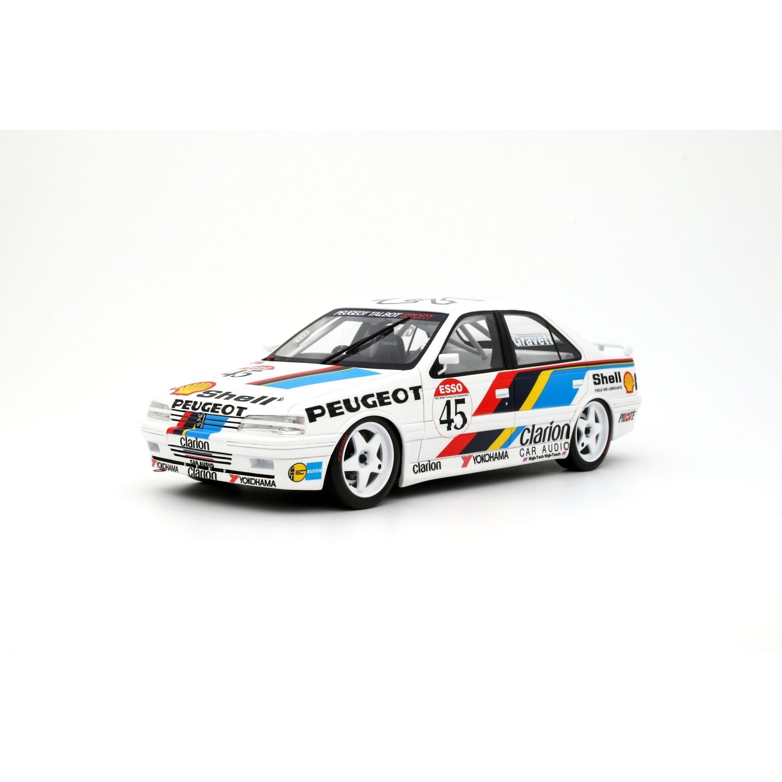 Peugeot 405 MI16 BTCC Talbot Sport 1992 Robb Gravett 1:18 - 89430