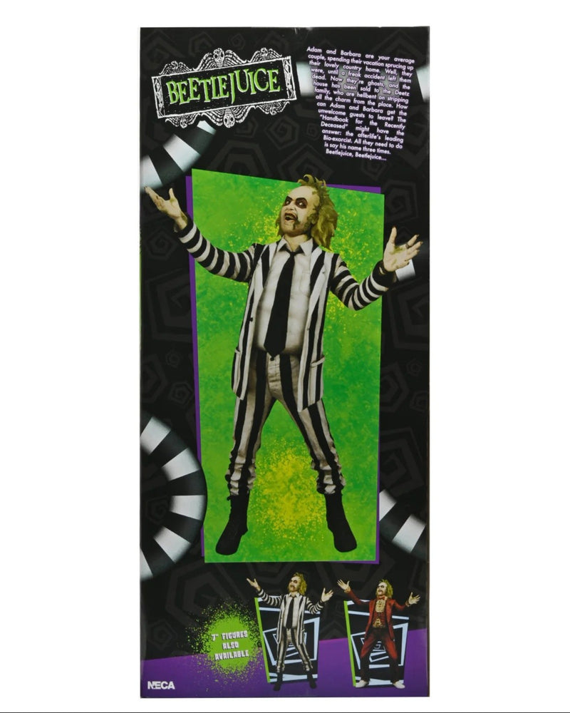 Beetlejuice 1988 Stripe Suit Beetlejuice Talking Action Figure 1:4 - 89483