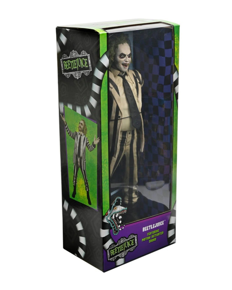Beetlejuice 1988 Stripe Suit Beetlejuice Talking Action Figure 1:4 - 89484