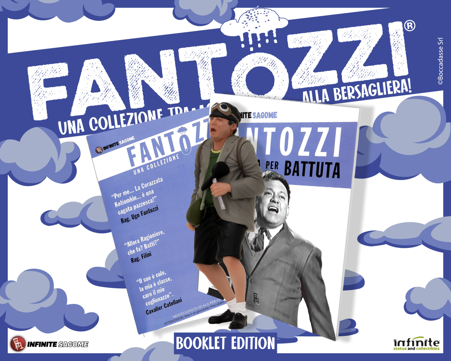 Fantozzi Fantozzi "Alla Bersagliera" infinite sagome 10cm-h - 89525