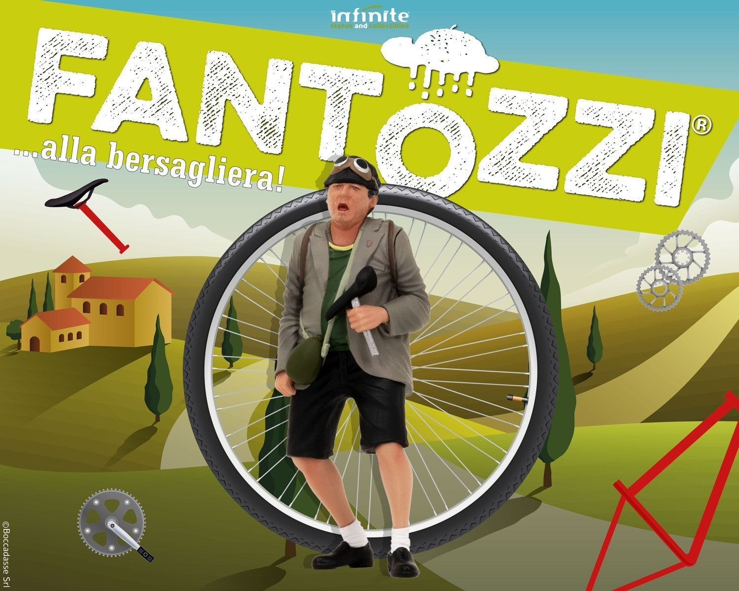 Fantozzi "Fantozzi …alla bersagliera" pvc mini figure 10cm-h - 89553