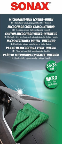 Sonax Panno Microfibra Alta Qualità per Vetri e Interni 38x38cm - 89573