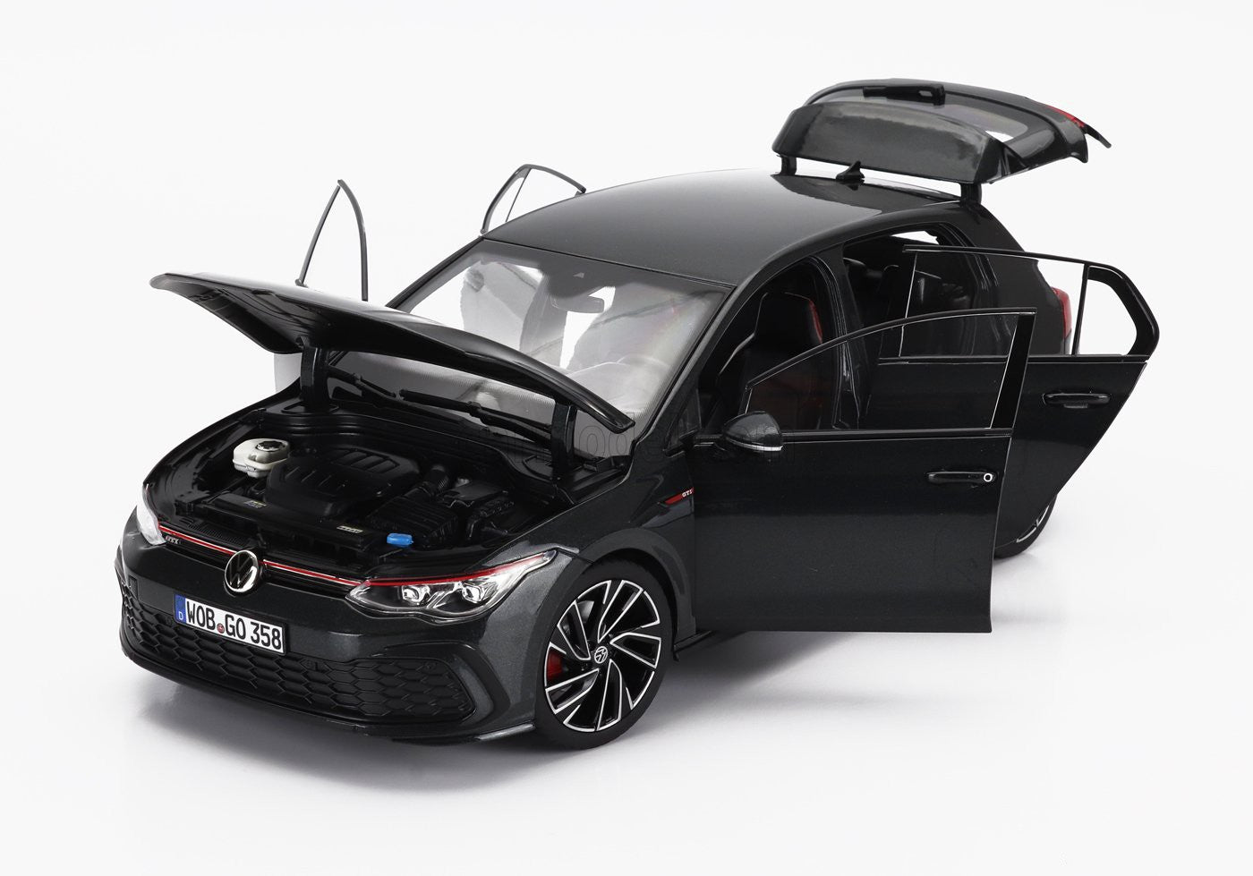 Volkswagen Golf VIII GTI 2020 Black 1:18 - 89643