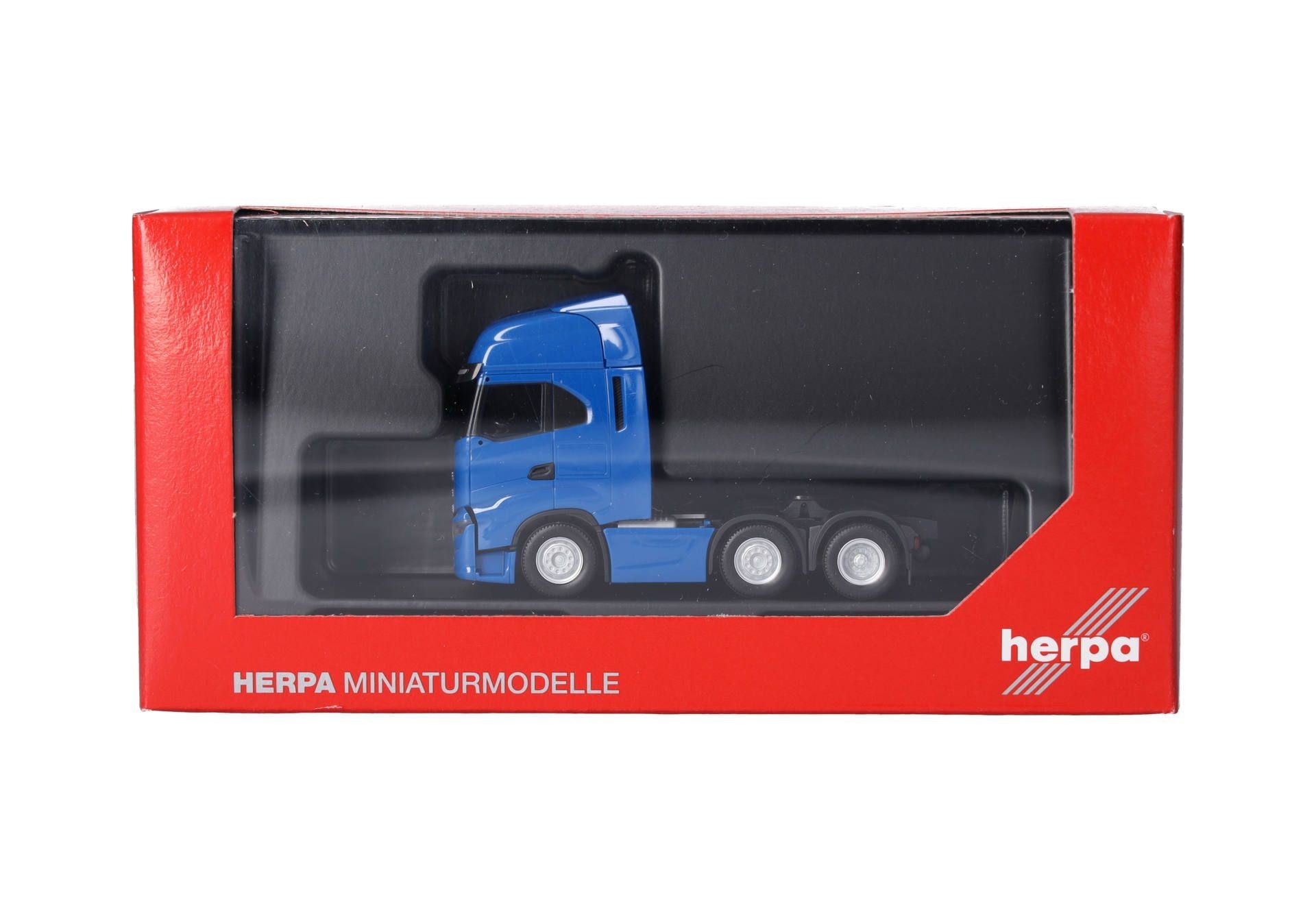 Iveco S-Way Rigid Tractor 3axles Traffic Blue 1:87 - 89654
