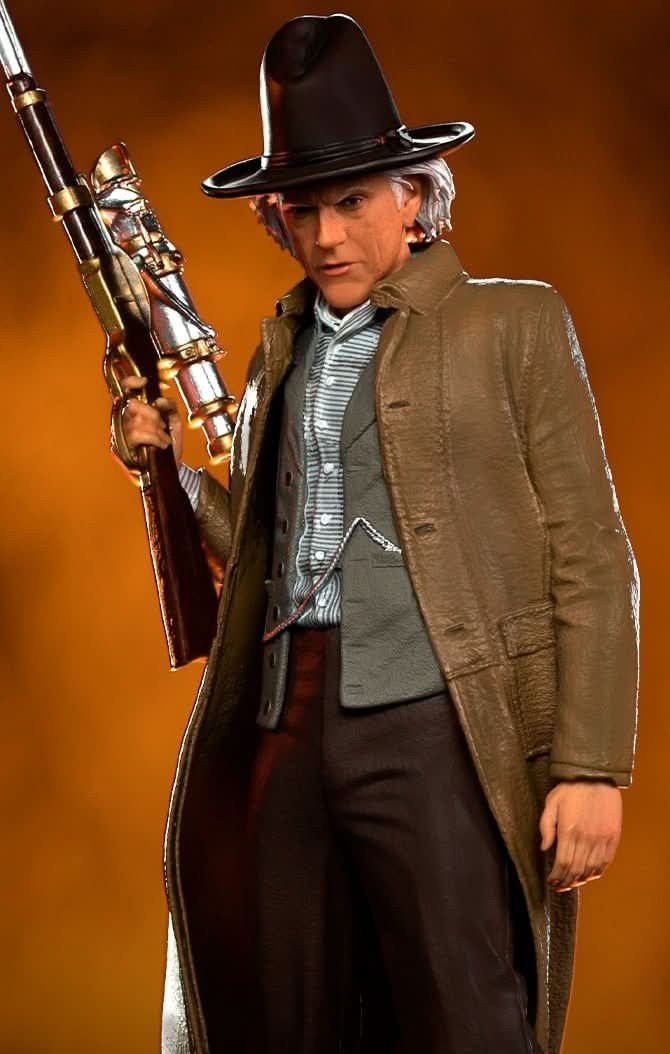 Doc Emmett Brown BTTF "Ritorno al Futuro III" Statue 1:10 - 89721