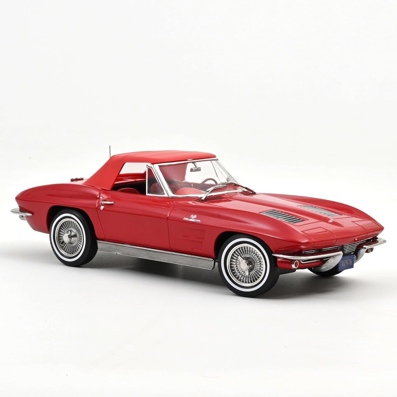 Chevrolet Corvette Sting Ray Cabriolet 1963 Riverside Red 1:18 - 89838