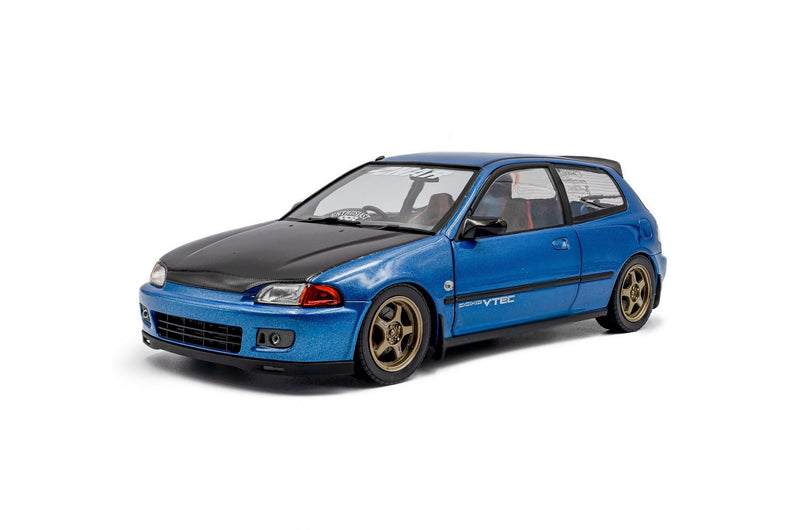 Honda Civic (EG6) SIR II Works 1991 Pearl Blue Black 1:18 - 89847