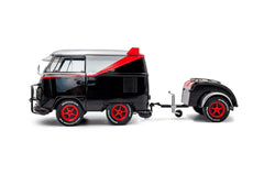 Volkswagen T1 Van Kool Combi Sport Vandura A-Team With Trailer 1:18 - 89855