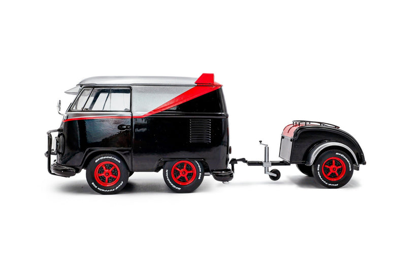 Volkswagen T1 Van Kool Combi Sport Vandura A-Team With Trailer 1:18 - 89855