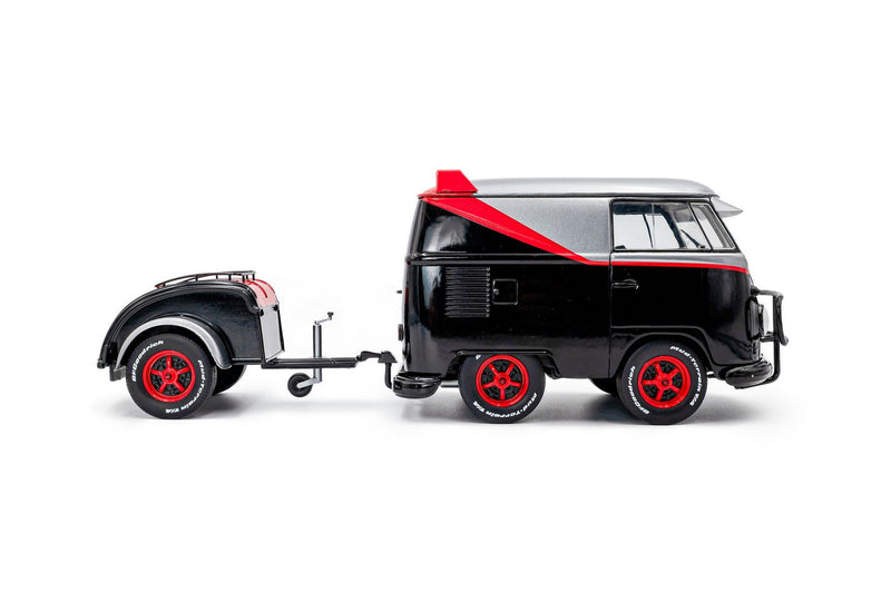 Volkswagen T1 Van Kool Combi Sport Vandura A-Team With Trailer 1:18 - 89858