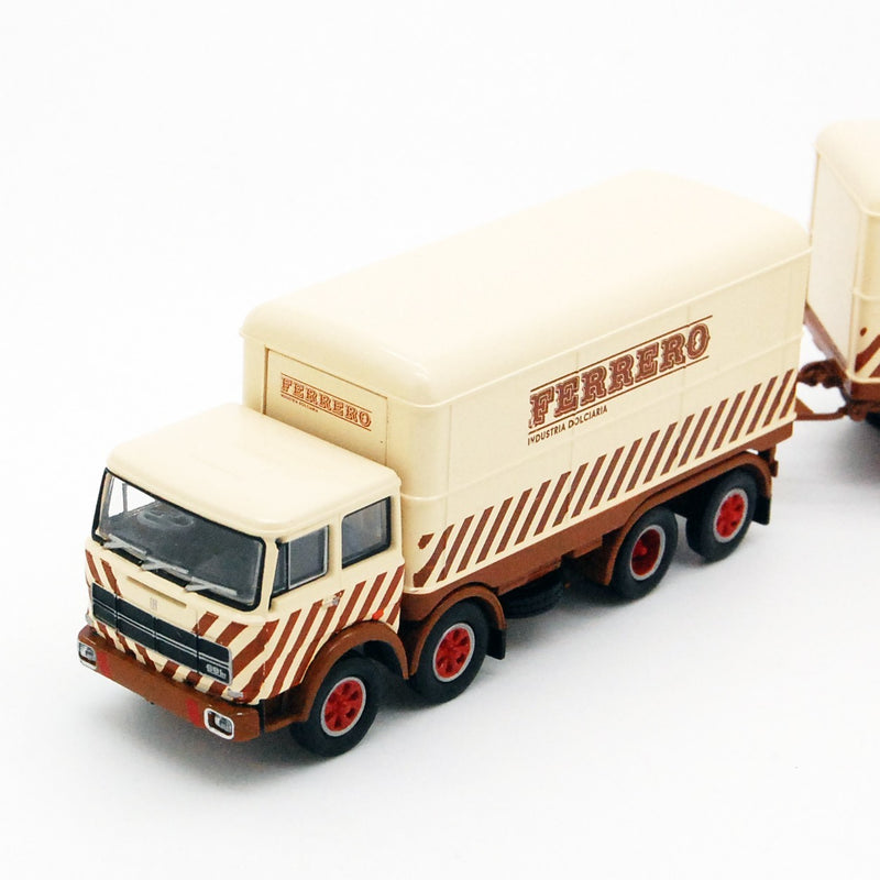 Fiat 691 Millepiedi 1970 Rimorchio Isotermico "Ferrero" 1:87 - 89913