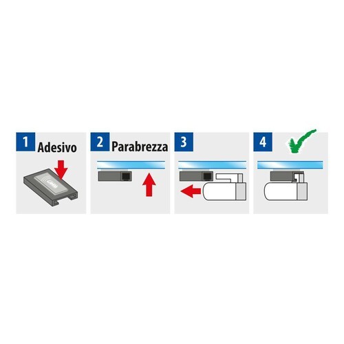 Clip adesiva compatibile con U-Move - 1 pz - 89921