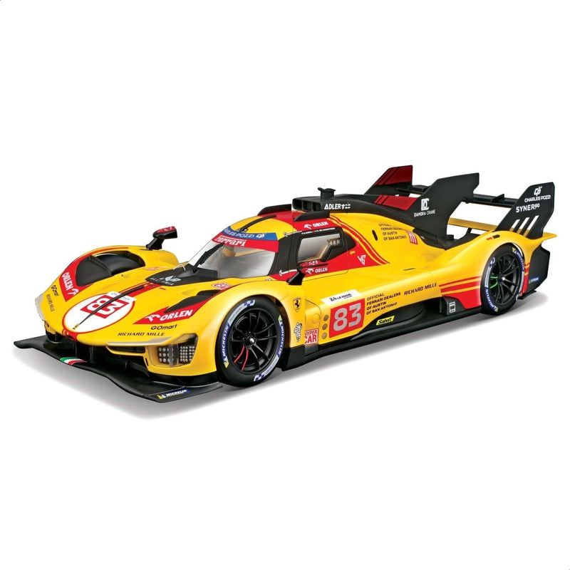 Ferrari 499P AF Corse 83 24h Le Mans 2023 R. Kubica - R. Shwartzman - Y. Ye 1:18 - 89973