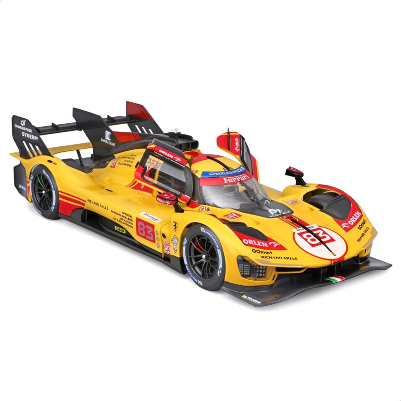 Ferrari 499P AF Corse 83 24h Le Mans 2023 R. Kubica - R. Shwartzman - Y. Ye 1:18 - 89975