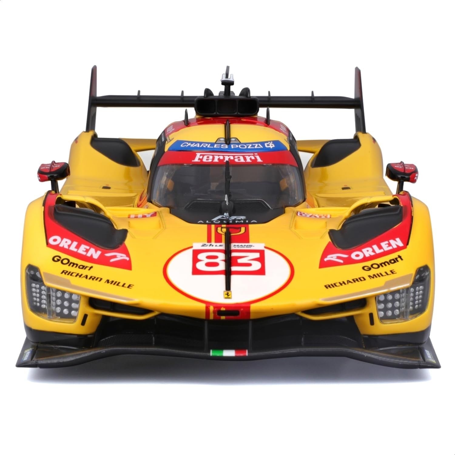 Ferrari 499P AF Corse 83 24h Le Mans 2023 R. Kubica - R. Shwartzman - Y. Ye 1:18 - 89977