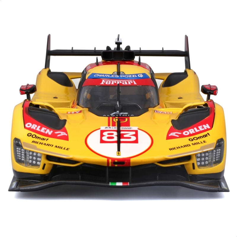 Ferrari 499P AF Corse 83 24h Le Mans 2023 R. Kubica - R. Shwartzman - Y. Ye 1:18 - 89977