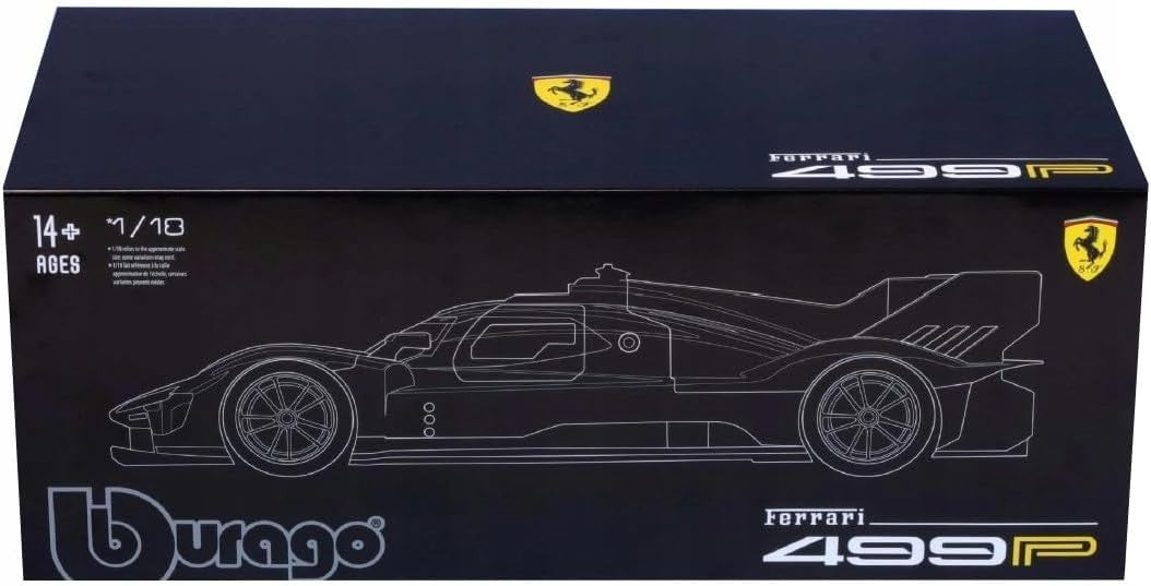 Ferrari 499P AF Winner 24h Le Mans 2023 Fuoco - Molina - Nielsen 1:18 De Luxe - 89981