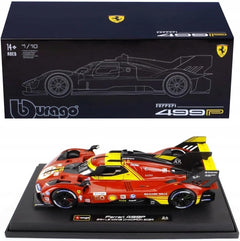 Ferrari 499P AF Winner 24h Le Mans 2023 Fuoco - Molina - Nielsen 1:18 De Luxe - 89985