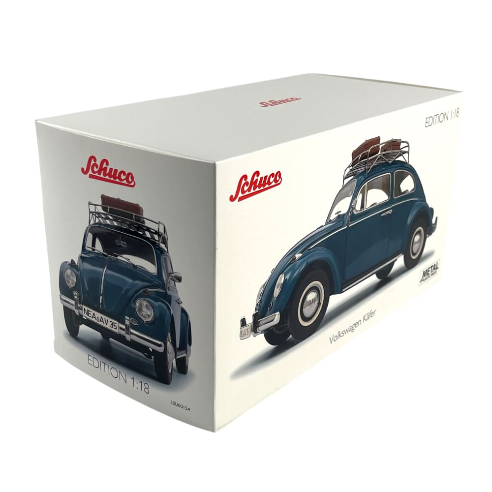 Volkswagen Beetle 1963 Blue 1:18-5