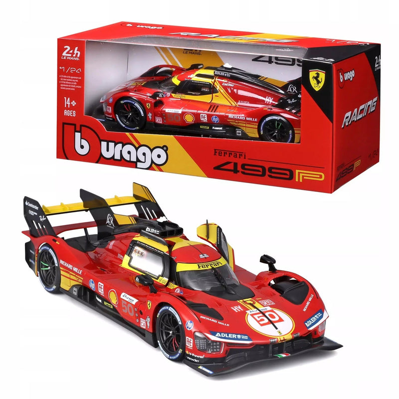 Ferrari 499P AF Corse 50 Winner 24h Le Mans 2024 Fuoco - Molina - Nielsen 1:24 - 90108