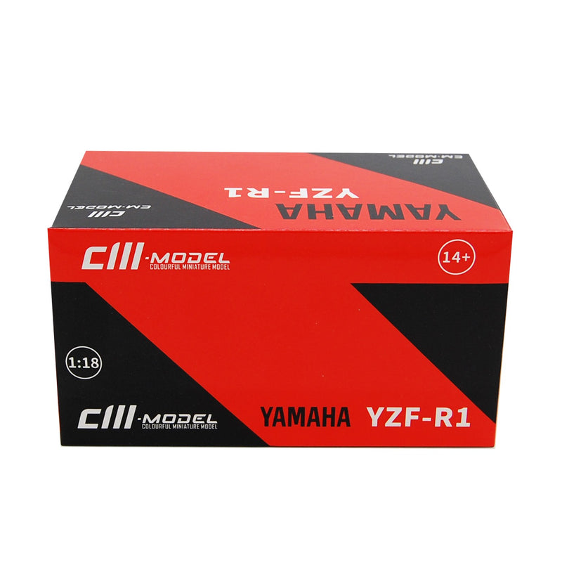 Yamaha YZF-R1 2022 Metallic Red - Black 1:18 - 90223