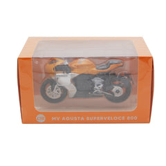 MV Agusta 800 Superveloce 2022 Gold-Grigio Nero 1:18 - 90224