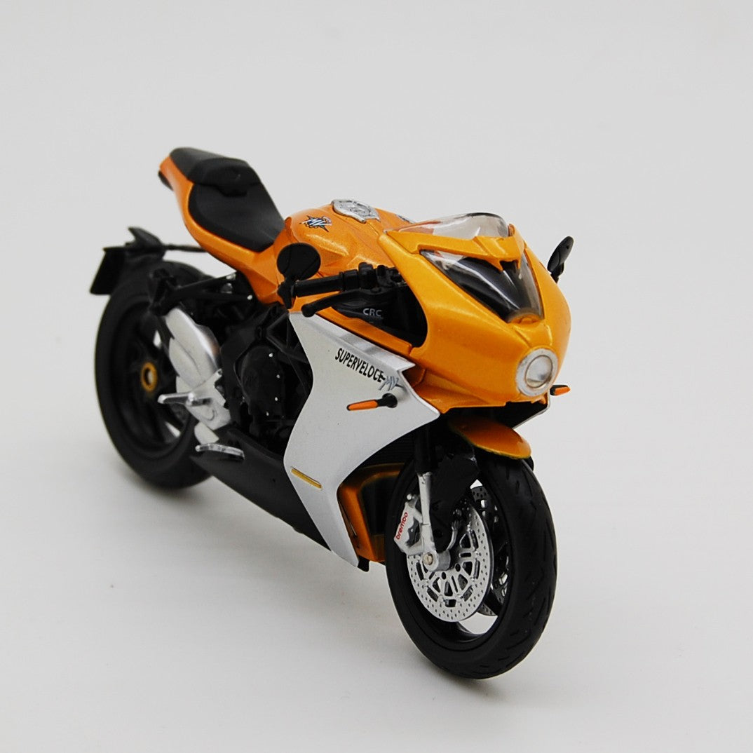 MV Agusta 800 Superveloce 2022 Gold-Grigio Nero 1:18 - 90231