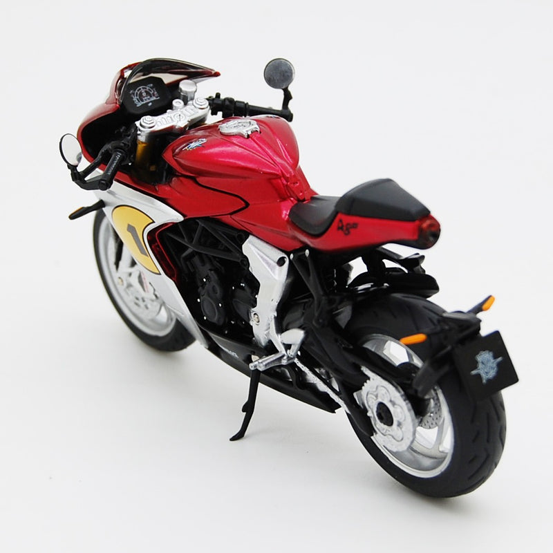 MV Agusta 800 Superveloce 2022 Rosso Opaco -Grigio Nero 1:18 - 90235