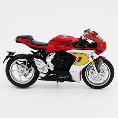 MV Agusta 800 Superveloce 2022 Rosso Opaco -Grigio Nero 1:18 - 90237