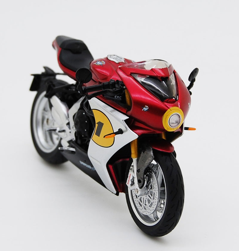 MV Agusta 800 Superveloce 2022 Rosso Opaco -Grigio Nero 1:18 - 90238