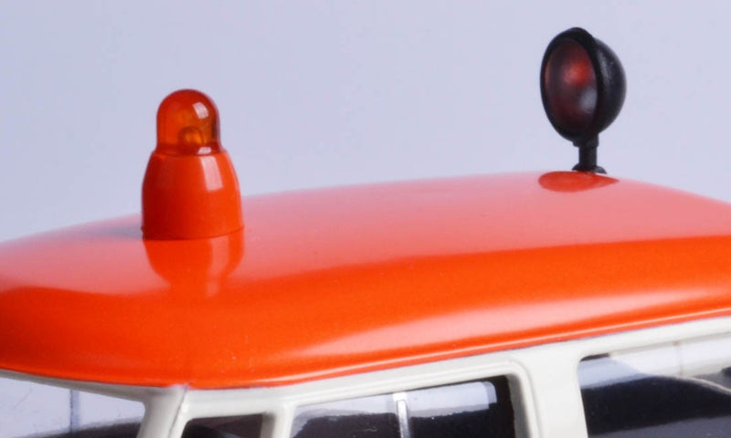 Volkswagen T2 van "Road Service set" orange/white con rimorchio 1:24 - 9024