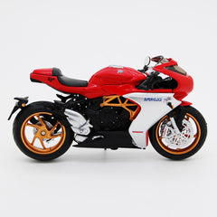MV Agusta 800 Superveloce 2022 Rosso-Grigio Nero 1:18 - 90246