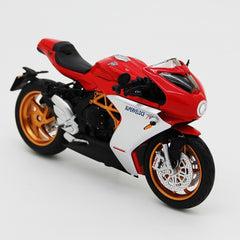 MV Agusta 800 Superveloce 2022 Rosso-Grigio Nero 1:18 - 90247