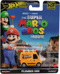 Mario Movie Plumber Van Yellowe Plummer Van Hot Wheels 1:64 - 90307