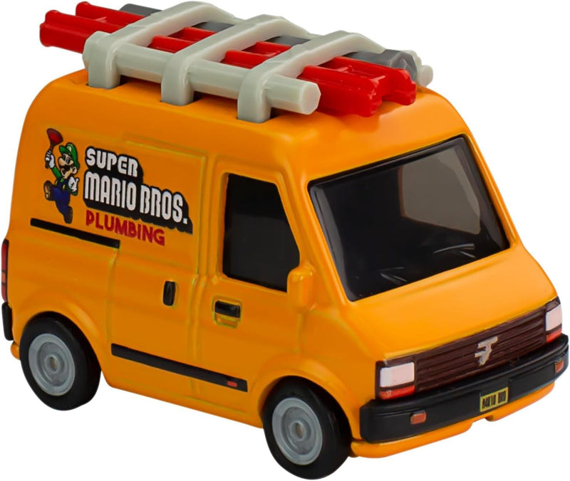 Mario Movie Plumber Van Yellowe Plummer Van Hot Wheels 1:64 - 90308