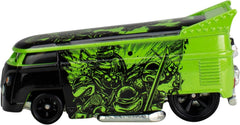 Volkswagen Drag Bus TMNT Turtles green/black Tartarughe Ninja 1:64 - 90313