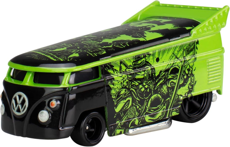 Volkswagen Drag Bus TMNT Turtles green/black Tartarughe Ninja 1:64 - 90317