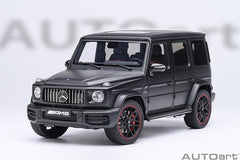 Mercedes-Benz AMG G63 2019 Designo Night Black Magno - Matt Black 1:18 - 90341