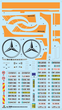 Mercedes-Benz Actros MP4 Big Space Grand Prix Edition Kit 1:24 - 90362