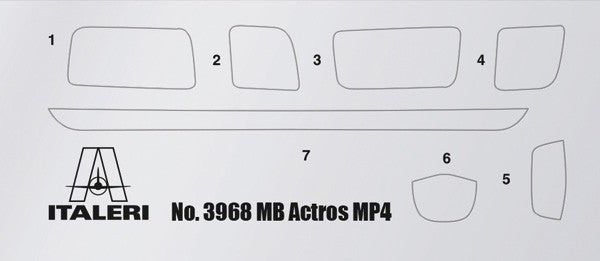 Mercedes-Benz Actros MP4 Big Space Grand Prix Edition Kit 1:24 - 90363