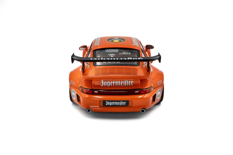 Porsche 911 (993) RWB Rauh-Welt Bodykit "Jagermeister" 7 Orange 1:18 - 90479