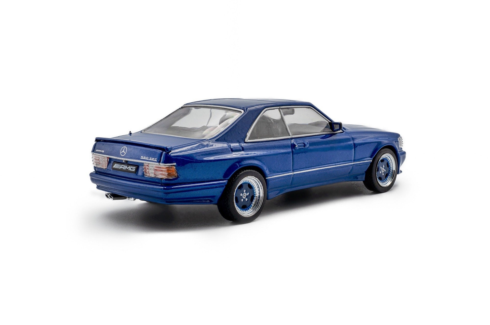Mercedes-Benz 560 SEC 1990 AMG (C126) linarite blue 1:43 - 90484