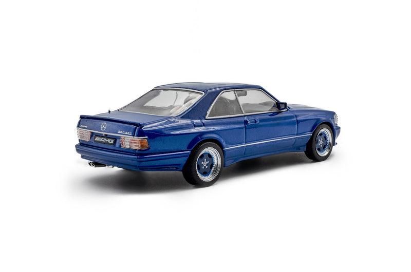 Mercedes-Benz 560 SEC 1990 AMG (C126) linarite blue 1:43 - 90484