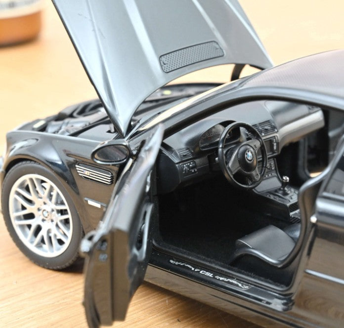 BMW M3 (E46) CSL Coupe 2003 Sapphire Black 1:18 - 90510