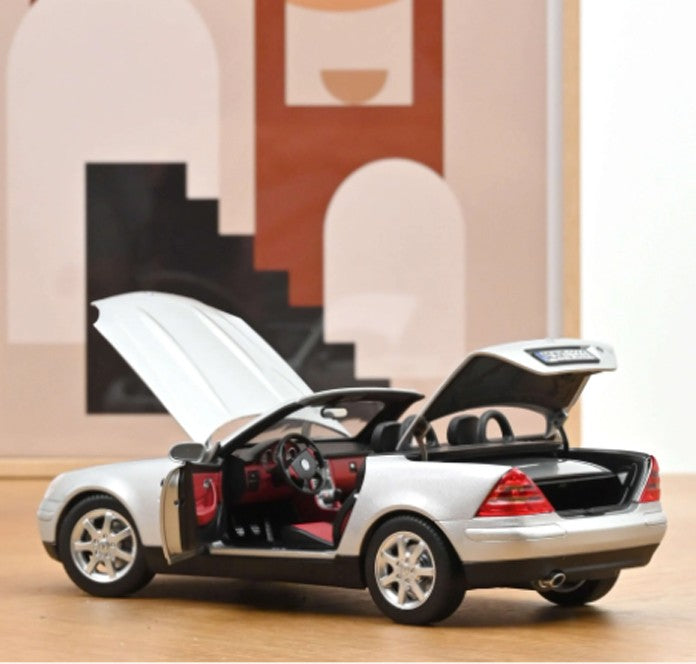Mercedes-Benz SLK 1996 Cabriolet Spider Silver1:18 - 90514