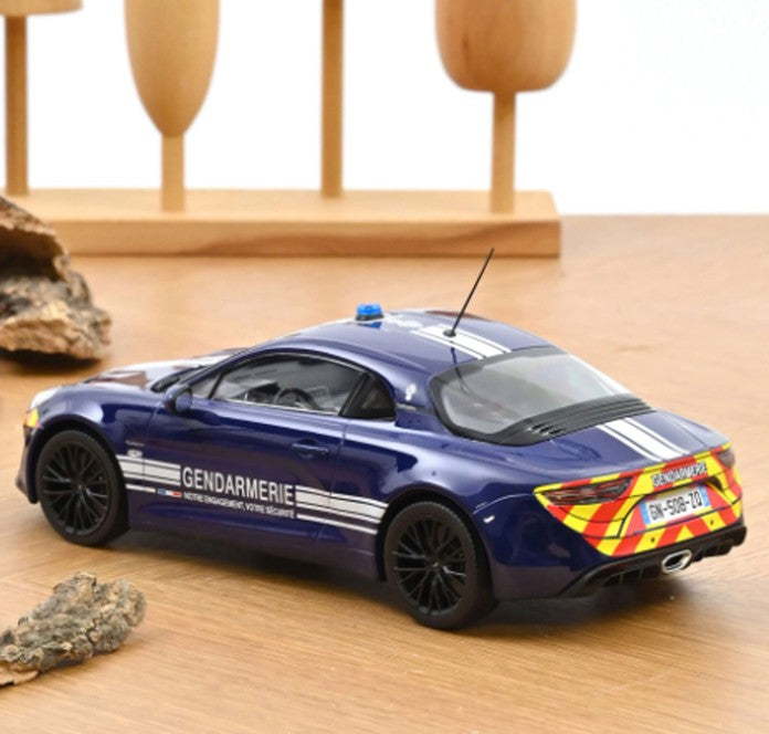 Alpine A110 Gendarmerie Police 2023 Blue 1:18 - 90530
