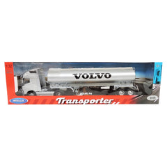 Volvo FH (4x2) Tractor silver with trailer Oil Tanker 1:32 - 90601