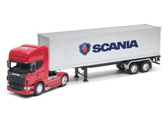 Scania R730 Tractor Red with Trailer Silver 1:32 - 90624